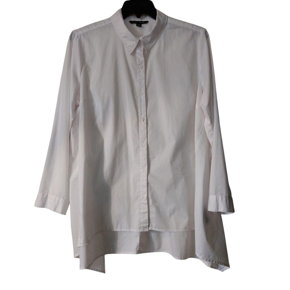 Classic White Button-Down Women's Shirt